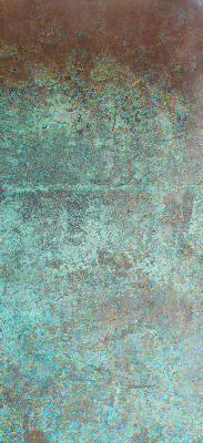 Estor enrollable para ventana con tejido de chapa metálica en color verde