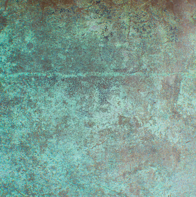 Estor enrollable para ventana con tejido de chapa metálica en color verde
