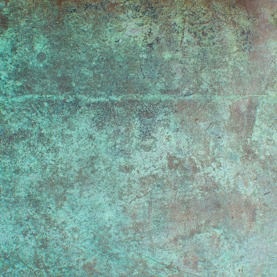 Estor enrollable para ventana con tejido de chapa metálica en color verde