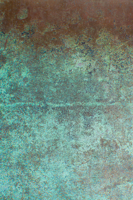 Estor enrollable para ventana con tejido de chapa metálica en color verde