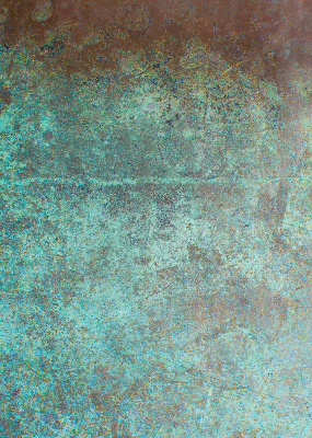 Estor enrollable para ventana con tejido de chapa metálica en color verde