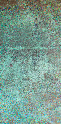 Estor enrollable para ventana con tejido de chapa metálica en color verde