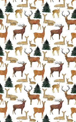 Modern roller blind con estampado de ciervos y corzos