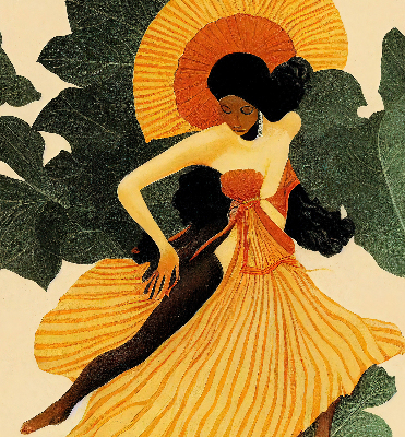 Estor enrollable con diseño Bailarín