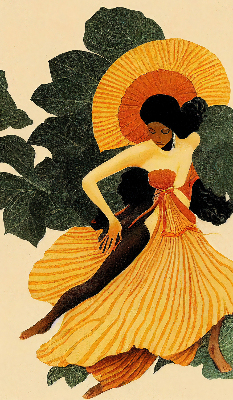 Estor enrollable con diseño Bailarín