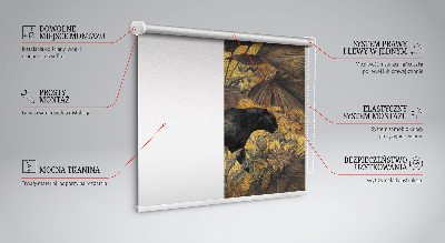 Estor enrollable para ventana con diseño Puma
