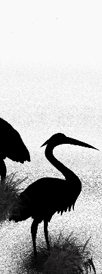 Estor enrollable con tejido modelo Garzas