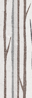 Modern roller blind con diseño de troncos de árboles