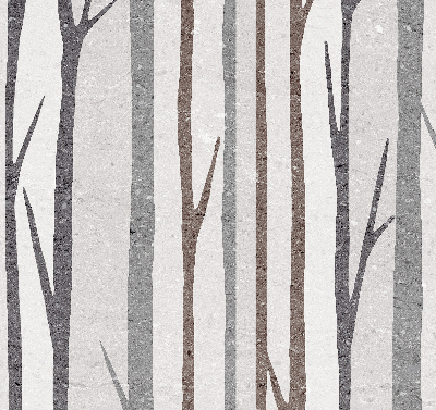 Modern roller blind con diseño de troncos de árboles