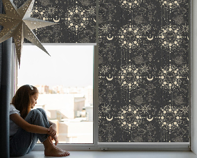 Estor enrollable para ventana con diseño Cosmos