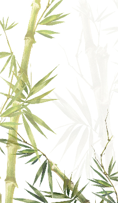 Estor enrollable con tejido de bambú