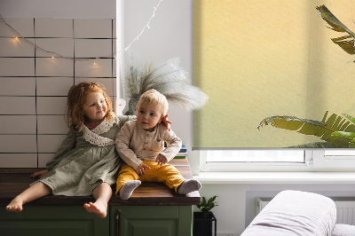 Modern roller blind con marco para plantas