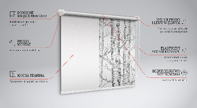 Estor enrollable para ventana con tejido resistente al cloro para uso como cubierta de bañador