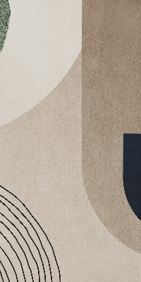 Modern roller blind con diseño de abstracción