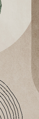 Modern roller blind con diseño de abstracción