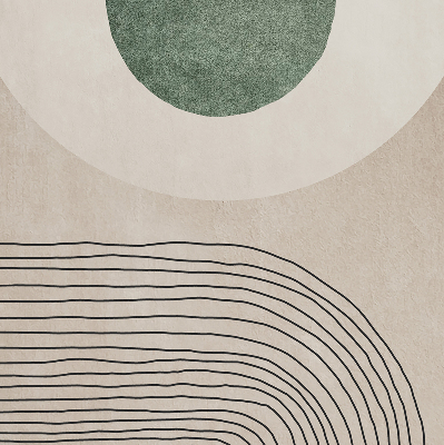 Modern roller blind con diseño de abstracción