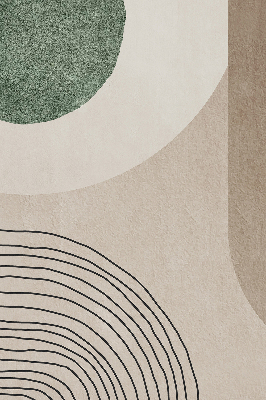 Modern roller blind con diseño de abstracción