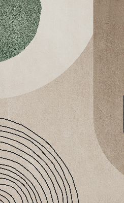Modern roller blind con diseño de abstracción