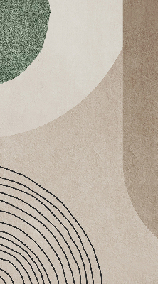 Modern roller blind con diseño de abstracción