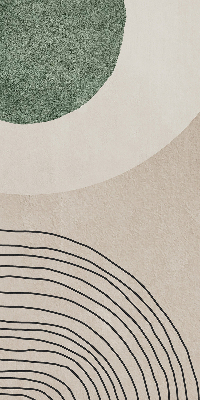 Modern roller blind con diseño de abstracción