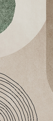 Modern roller blind con diseño de abstracción