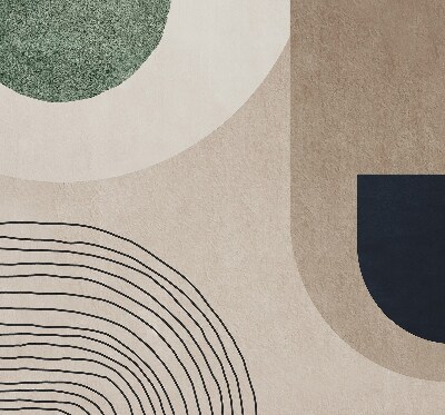 Modern roller blind con diseño de abstracción
