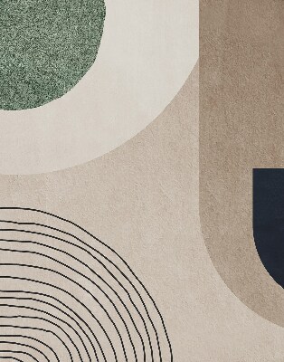 Modern roller blind con diseño de abstracción