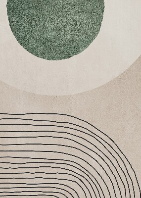 Modern roller blind con diseño de abstracción