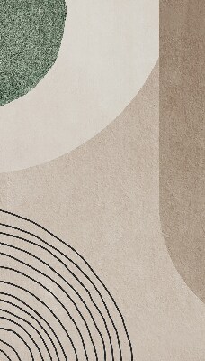 Modern roller blind con diseño de abstracción
