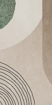 Modern roller blind con diseño de abstracción