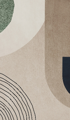 Modern roller blind con diseño de abstracción