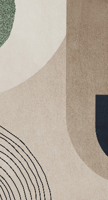 Modern roller blind con diseño de abstracción