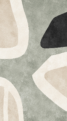 Estor enrollable con diseño de abstracción