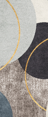 Modern roller blind con diseño de abstracción