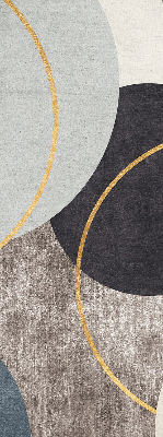 Modern roller blind con diseño de abstracción