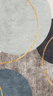 Modern roller blind con diseño de abstracción