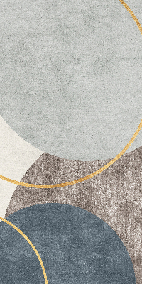 Modern roller blind con diseño de abstracción