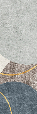 Modern roller blind con diseño de abstracción