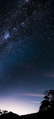 Estor enrollable con diseño de cielo estrellado