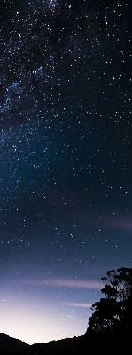 Estor enrollable con diseño de cielo estrellado