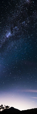 Estor enrollable con diseño de cielo estrellado