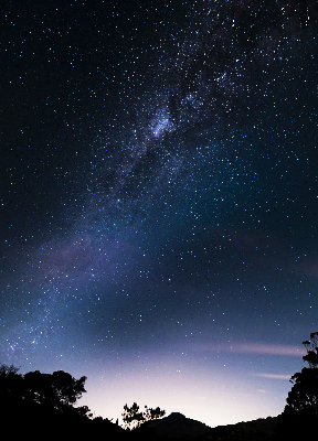 Estor enrollable con diseño de cielo estrellado