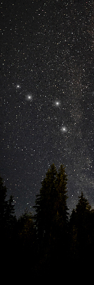 Modern roller blind con estampado de estrellas sobre fondo oscuro