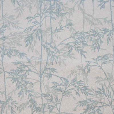 Modern roller blind con hojas decorativas
