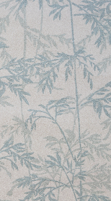 Modern roller blind con hojas decorativas