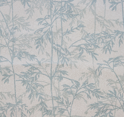 Modern roller blind con hojas decorativas