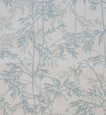 Modern roller blind con hojas decorativas