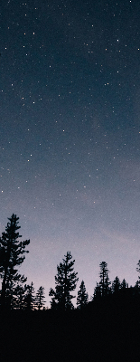 Estor enrollable para ventana con diseño de cielo estrellado
