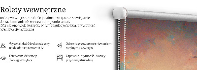 Modern roller blind con diseño 'Atardecer'