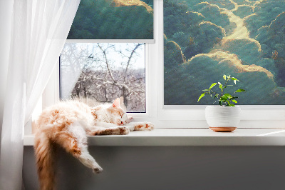 Modern roller blind con diseño 'Atardecer'